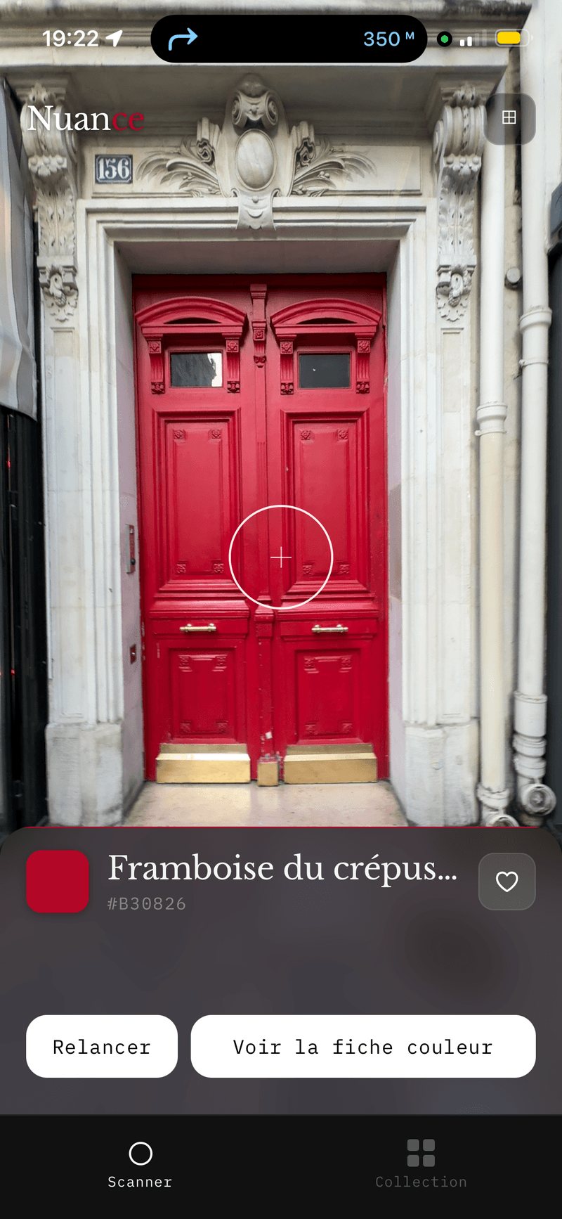 Nuance Lens — écran 1